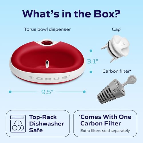 Mini Portable Filtered Water Bowl for Cats & Small Dogs