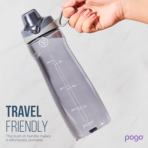 BPA Free Tritan Plastic Water Bottle with Chug Lid