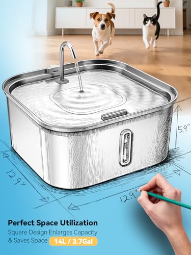 Large Dog Water Fountain 14L
