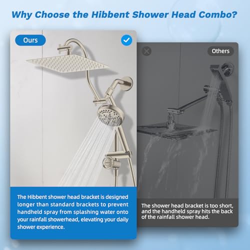 High Pressue All Metal 10" Rainfall Shower Head
