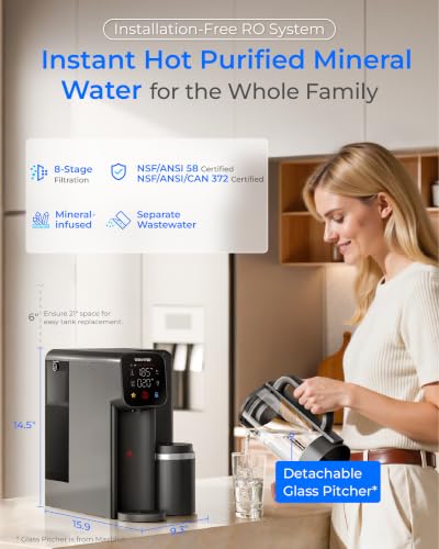 M6HG Instant Hot Countertop RO Water Filter