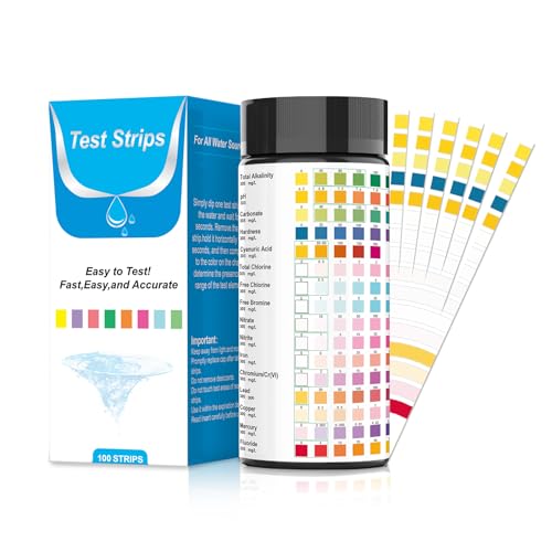 100 Strips 16 in 1 Well Water Testing Kits for Drinking Water