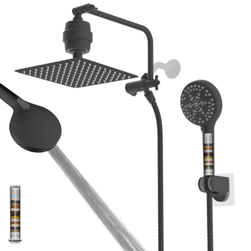 10" Metal Filtered Shower Head with 10