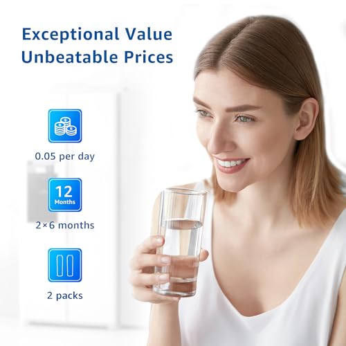 UKF8001 Replacement for EveryDrop Filter 4 Water Filter (2 Count)