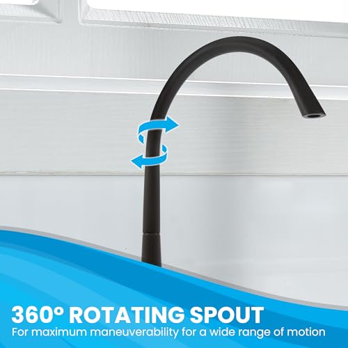 Non-Air-Gap Brass RO Faucet, Matte Black