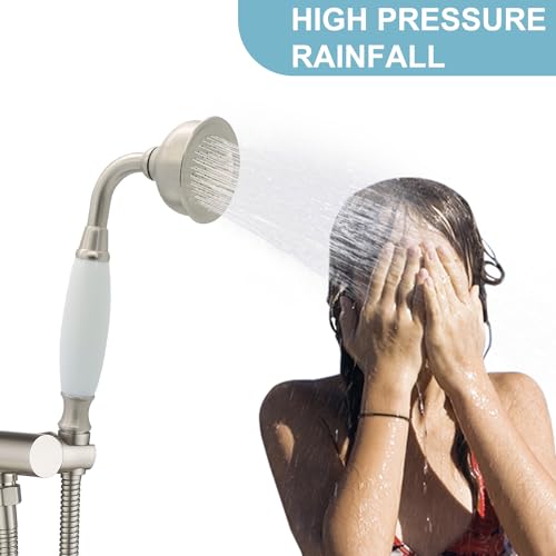 Vintage Handheld Shower Head with 59" Flexible Hose