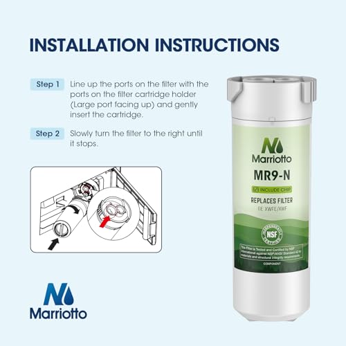 XWFE (Built-in CHIP) Refrigerator Water Filter Pack of 3 (3 Count)