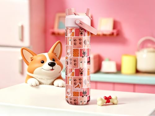 26 oz Insulated Water Bottle with 2