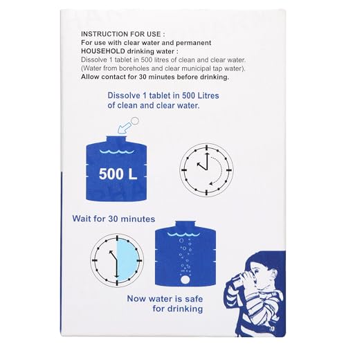 Overhead & Underground Water Tank Purification Tablets