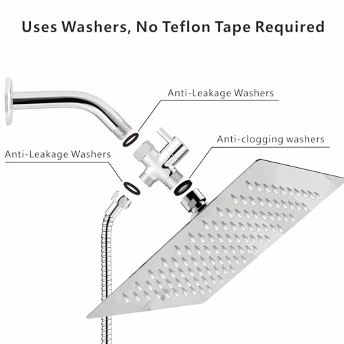 4 Pack 3 4" Shower Head Filter Gasket + 4 Pack Rubber Washer