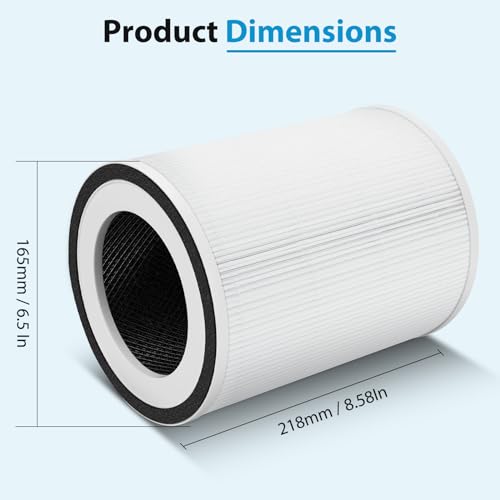 2 Pack True HEPA Kilo Filter Replacement for Afloia Kilo (2 Count)