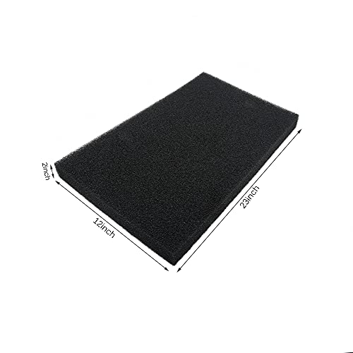 Aquarium Filter Sponge Large Pad 30 PPI 23x12x2 inch