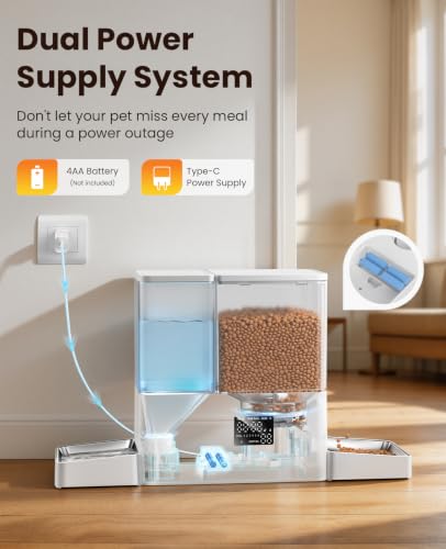 Automatic Cat Feeder & Water Dispenser