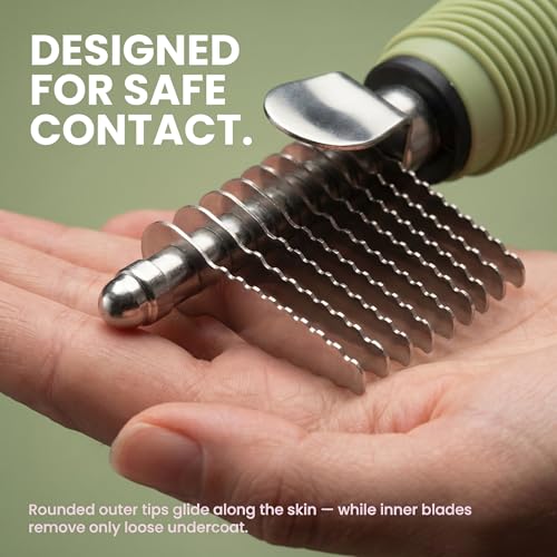 Poodle Dematting Fur Rake Comb Brush for Dogs and Cats