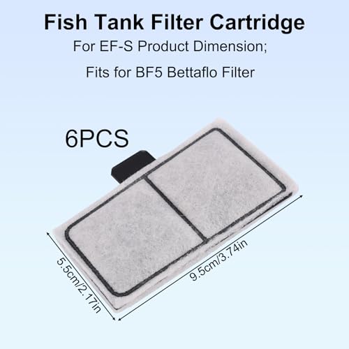 3pcs Filter Cartridges Compatible with Topfin Top Fin EF