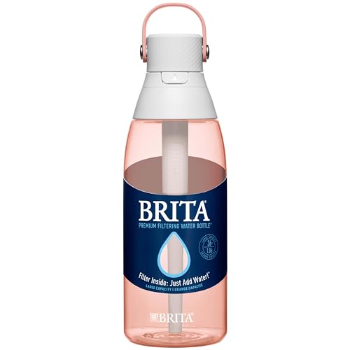 Hard Sided Plastic Premium Filtering Water Bottle