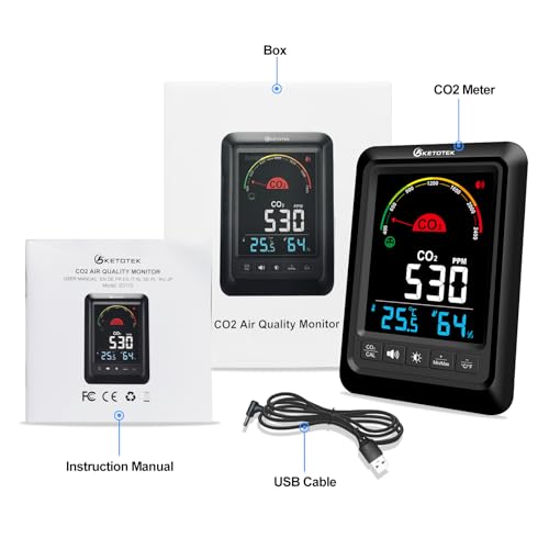 CO2 Monitor Indoor Air Quality Meter