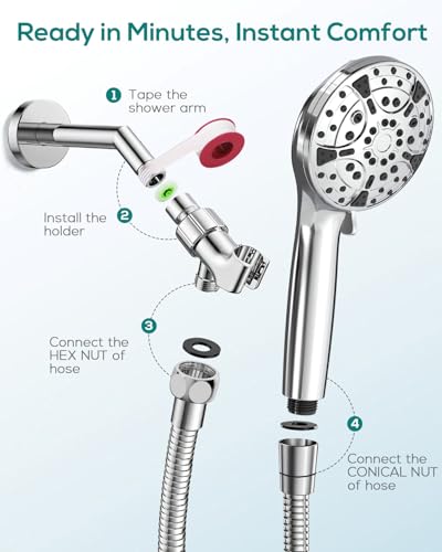 Filtered Shower Head with Handheld