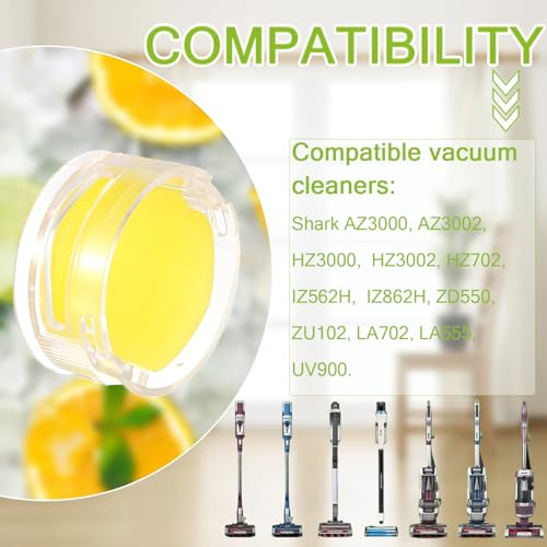 Odor Neutralizer Cartridge Replacement for Shark AZ3000 AZ3002 HZ3000 HZ3002 HZ702 IZ862H IZ562H ZD550 ZU102 LA702 Odor Elimination Replacement 1541FC3000