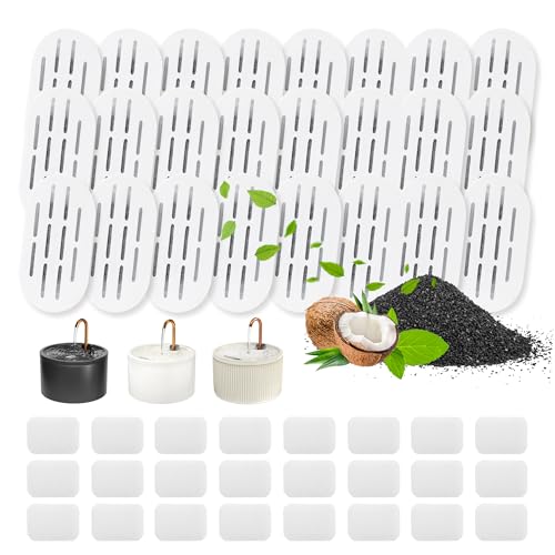 Ceramic Cat Water Fountain Filters (48 Count)