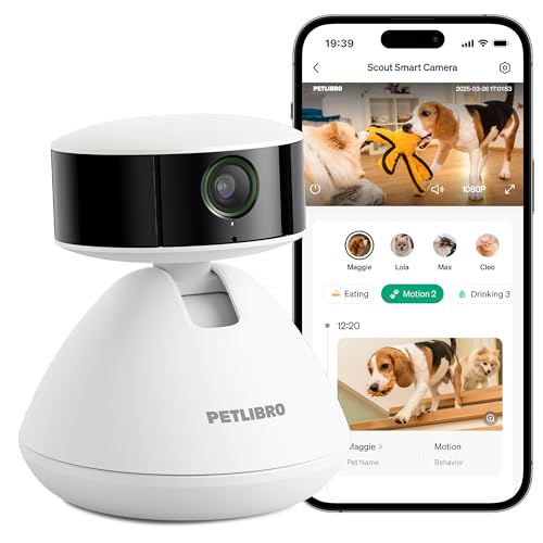 AI Dog Camera Pet Camera Indoor with Phone App [Multi