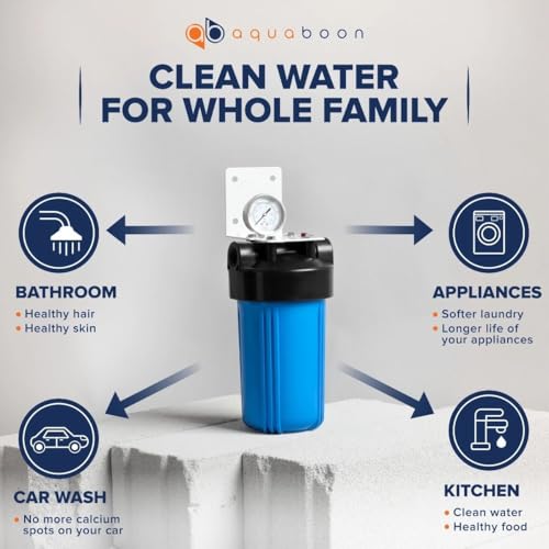10x4.5 Whole House Water Filter Housing