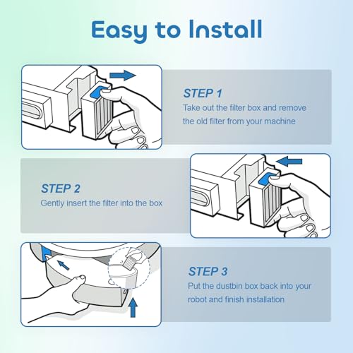 6 Pack Filter Replacements Compatible With i Robot Roomba E I & J Series