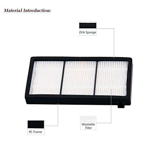 I clean 16pcs Replacement iRobot Roomba Hepa Filter for 800&900 Series (16 Count)