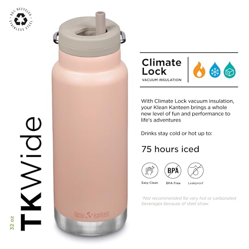32oz TKWide Insulated Water Bottle with Twist Cap