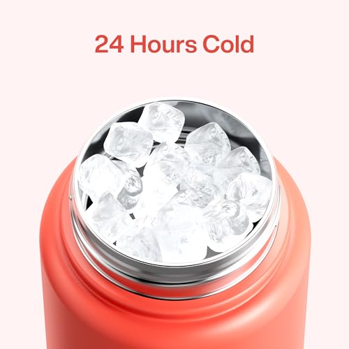 Insulated Water Bottle with Straw Stainless Steel Water Bottle