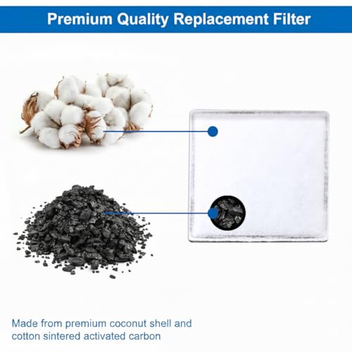 AP 2.65" x 2.65" Cat Fountain Filter for Zeus Catit mini Flower Petsafe (12 Count)