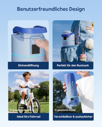BOOST Kids Smart Water Bottle with Reminder & Tracker