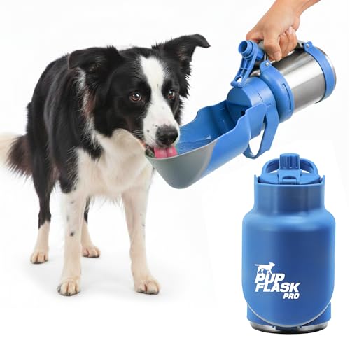 PupFlask Pro Portable Insulated Dog Water Bottle (30 Fl Oz)
