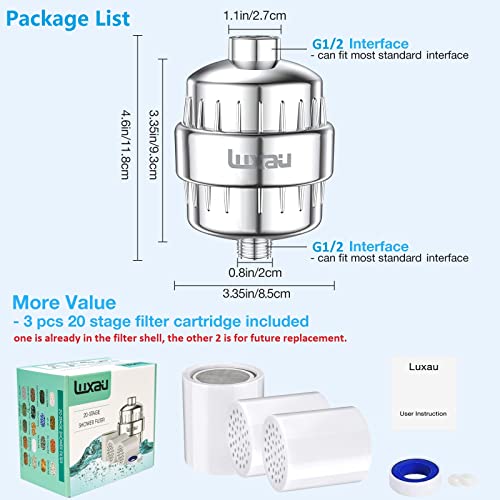 20 Stage Shower Filter w (3 Count)