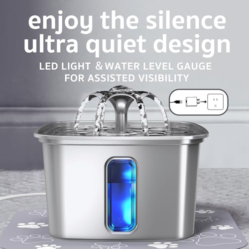 Innovation Award Winner Stainless Steel Cat Water Fountain