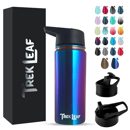 Travel Water Bottle with 3 Lids
