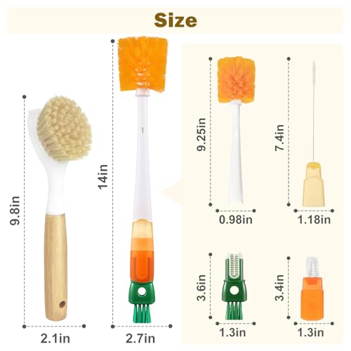 5 Pack Bottle Brush Set (5 Count)