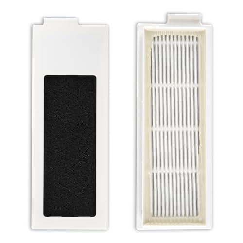 5 Pack) Replacement HEPA Filter Compatible with ECOVACS DEEBOT T20 Omni / T20 Pro / T20 Pro Plus / T20 Max / T20 Max Plus Robotic Vacuum Cleaner, HEPA Filters Accessory Kit 5 Pieces (5 Count)