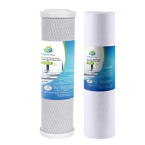 Reverse Osmosis Water Filter Kit 10" Sediment Carbon 1 Set