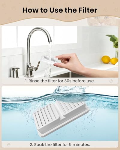 Replacement Filter for BalimoPet Cat Water Fountain