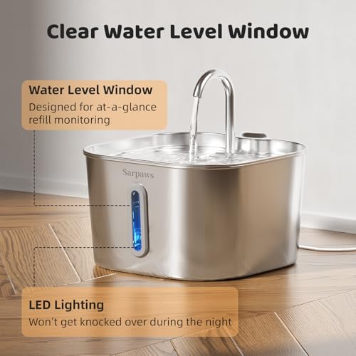 Cat Water Fountain Stainless Steel