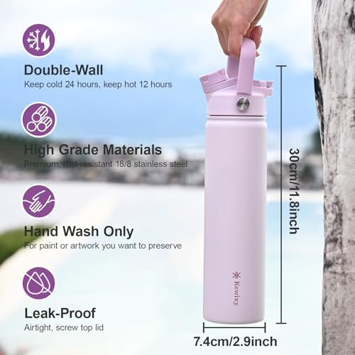 24 oz Insulated Water Bottle