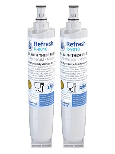 Refresh Refrigerator Water Filter Replacement for Whirlpool 4396508 (2 Count)