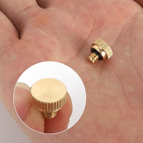 Brass Misting Nozzle Plug 12pc Heavy Duty 10 (12 Count)
