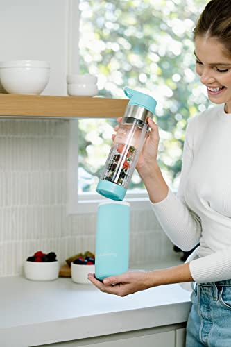 Fruit Infuser Water Bottle with Straw Lid 24 oz