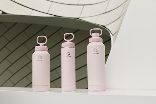 Sport Triple Insulated Water Bottle with Spout Lid and Ice Blocker