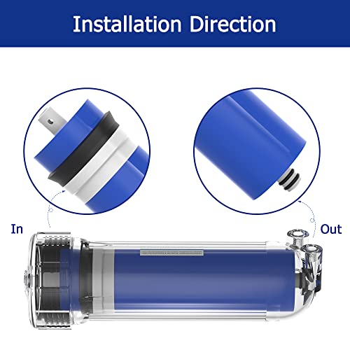 300 GPD RO Membrane Filter Replacement with Reverse Osmosis Housing