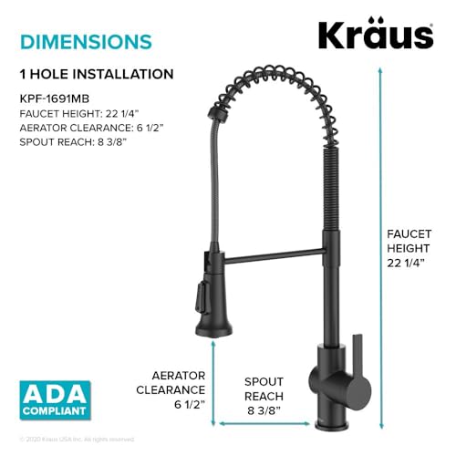 KPF 1691MB Britt 2nd Gen Commercial Style Pull