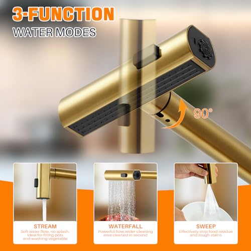 Kitchen Faucet with Pull Down Sprayer