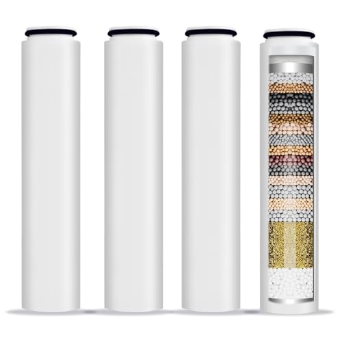 4 Pack Replacement Water Filter Compatible With Cobbe® Handheld Shower Head (4 Count)